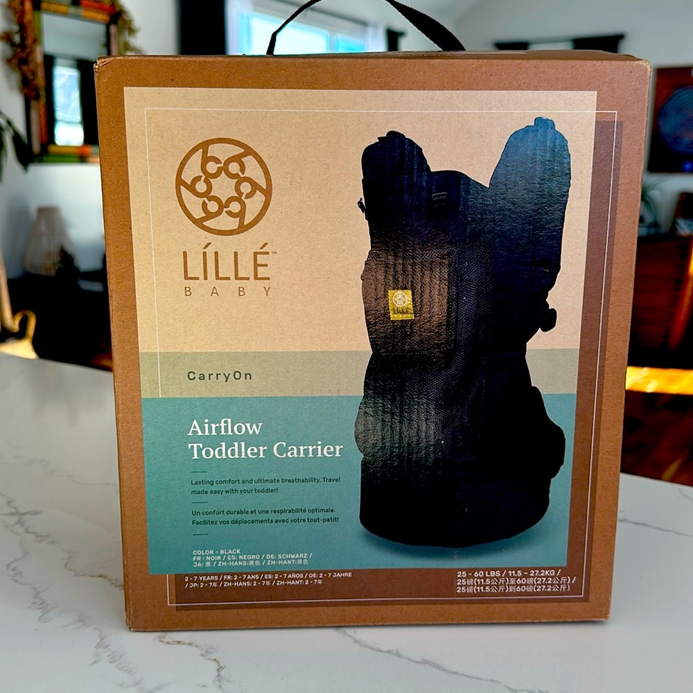 Brand new Lille Baby Airflow Toddler Carry
Black